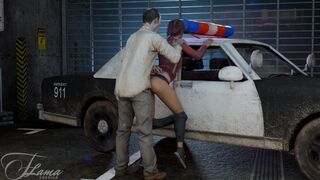 Zoey got caught by zombie | FLAMA