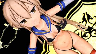 Shimakaze - Queencard [MMD R15] GuraMMD