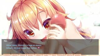 Ore dake ni Bitch na Itoko wa, Yankee-kei Otoko no Ko! Handjob scene