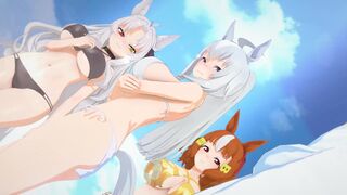 Folkqueen, Oguri Cap & Belno Light_Uma Musume [Axl020431]