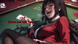 Decide the fate of your orgasm with Yumeko Jabami (Coin Toss JOI)