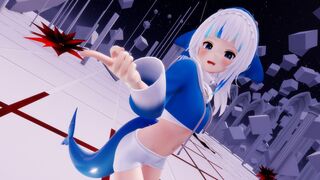 【R-18 MMD】 AOA - Heart Attack - Gawr Gura