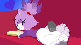 Blaze Footjob [Baggy]