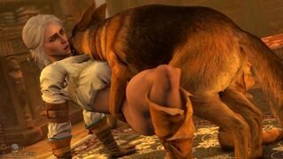 Ciri Gives Good Boy A Reward(Nude+Clothed) - DarktronickSFM