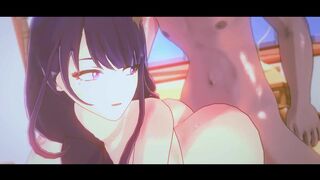 (nirakust) Raiden Shogun Backshots