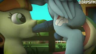 Girl Sucks Rainbow Dash's Cock