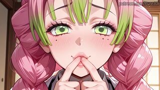 Fall in love with your first orgasm and Mitsuri Kanroji (Gentle JOI)