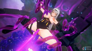 Yixuan having a slimy party