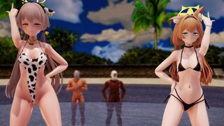 spicy sexy Hifumi x Mari