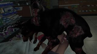 (New Angle 8)-Claire X Z-Dogs-[DarktronickSFM]