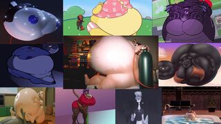 Full Body Inflation Compilation w/ Popping (NO TEXT)