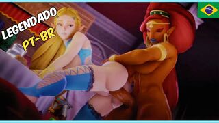 Futa Urbosa x Zelda [blackjrXIII] PT-BR