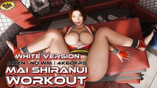 Mai Shiranui | Workout [White][AXEN][NO WM][4K60FPS]