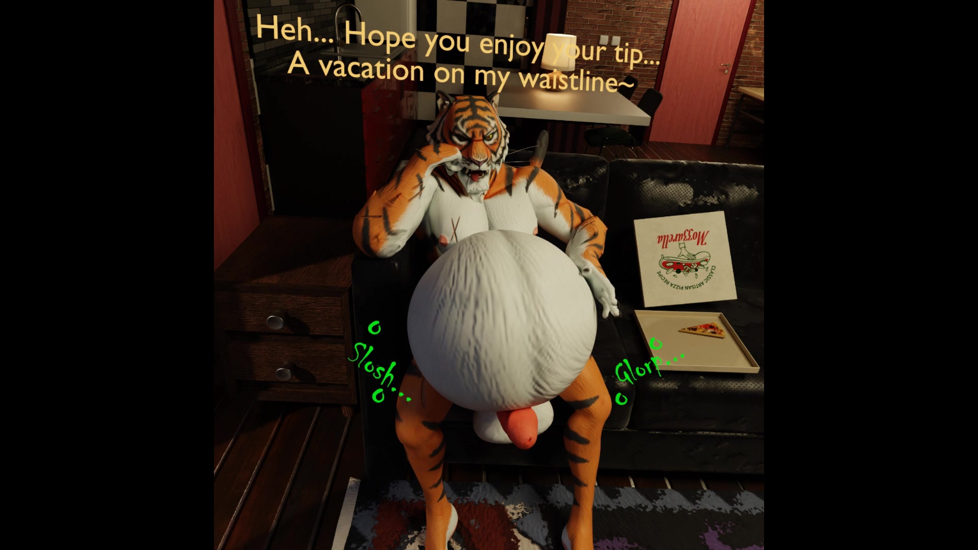 Delivery To The Tiger's Den By Malunisisos