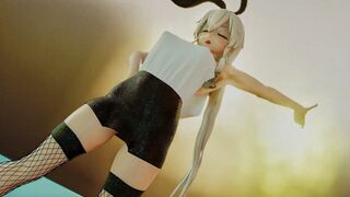 Adult Shimakaze - Donut Hole [MMD R15] Not De Vault