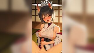 Shy Niya Handjob [Blue Archive] [Ett]