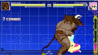 Minotaur vs Eg_Fluttershy