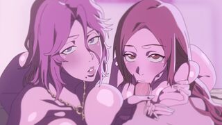 Orohime & Rangiku Blowjob