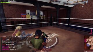 Naked Fighter3D: Elaine & Tiana  vs. Noiy & Seraf: Playground