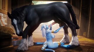 PYRISTA SUCK A HORSE COCK