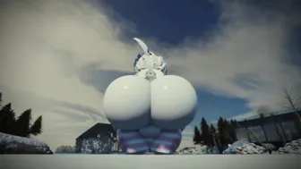 Bunny femboy cheeks and bussy