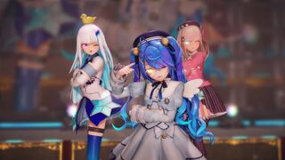 Vtuber Dance Girls' Generation 'Gee' (000MMD)