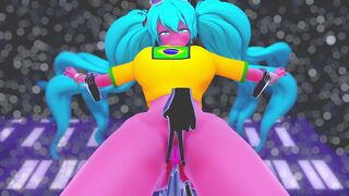 SEXDANCE Brazilian Miku under KUROMARU's hacking [ブラン]