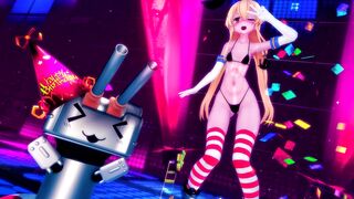 Shimakaze - Caramelldansen [MMD R15] Hamselvish