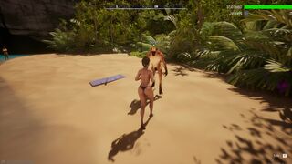 Lara getting mouthfucked by a wild animal