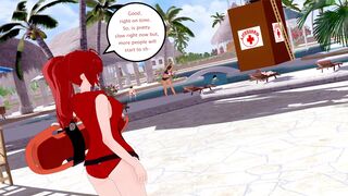 Panty And Stocking Summertime Job