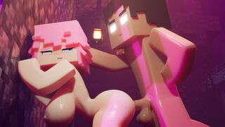 Herobrine X Sexy Girl in Minecraft