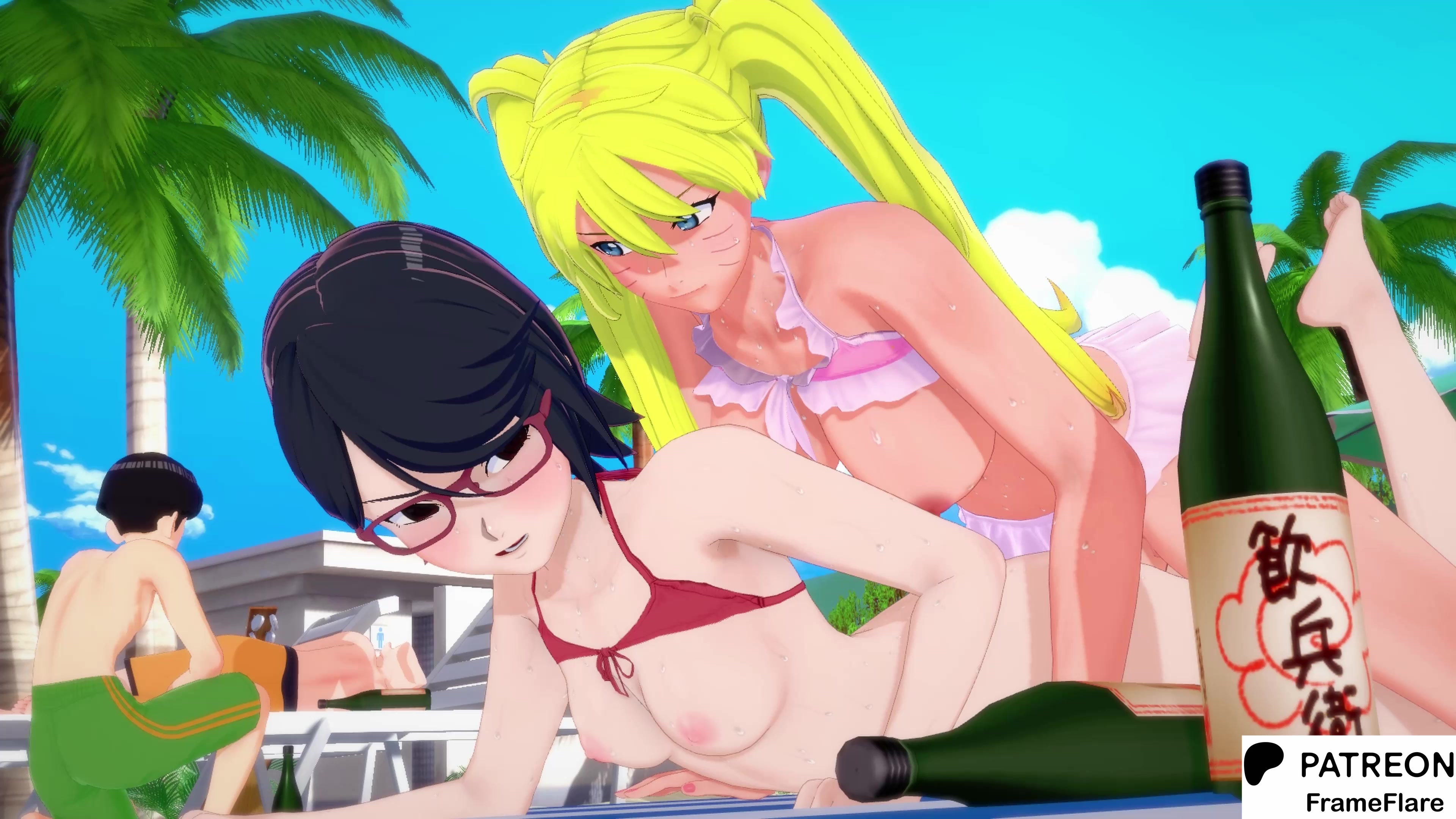 Sarada X Female Naruto Hentai Animation High Quality
