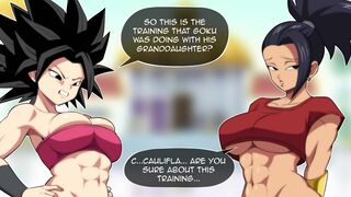 Pan training with Kale and Caulifla