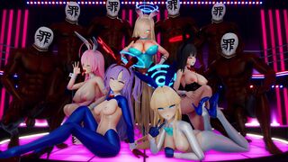 【MMD】Blue Archive AFTER PARTY