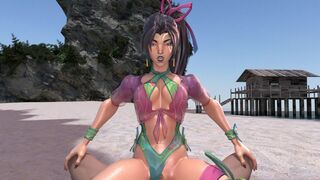 Beach vacation with Psylocke