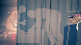 Marin and her friend (Silhouette) [YuukiS]