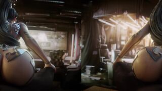 Eve - Reverse Cowgirl [Blacked][FPSBlyck] (VR 180 LEFT/RIGHT)