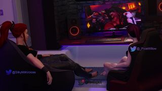 Brigitte & D.va have a good time