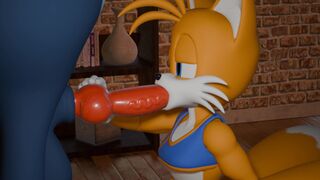 Cheetleader Tails Blow Sonic