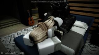 Quick doggystyle through her pants | Req1/5-08-25