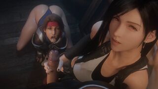 Tifa & Jessie Handjob Facial [White][9Nithes][4K]