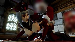 Hot Human Female banged by Santa