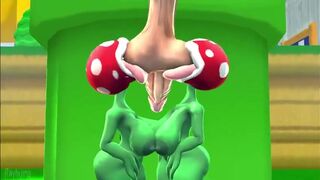 Ball Sucking Plant Girl Duo