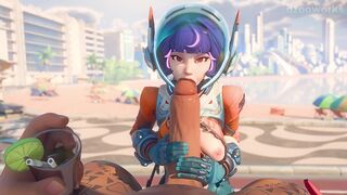 Juno & Mauga's Beach Friendship [4K60FPS] [dzooworks]