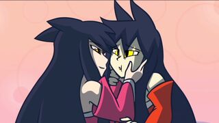 Ahri selfcest kissing