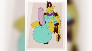 Cock vore by @rokie38