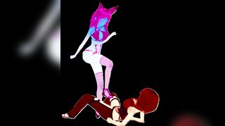 Roza's Live ver.07 cuntbusting scenes