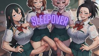 [FUTA JOI] Sleepover with Class A-1 Heroes