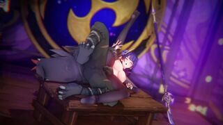 RAIDEN SHOTGUN AND MIKO A BIG ORGY [+Voice acting + HD]