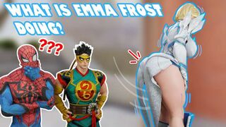 What is Emma Frost Doing (nude)